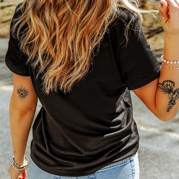 Rhinestone Encrusted Skeleton Shirt Bling Sparkling Short Sleeve Halloween Top - Picture 11 of 12